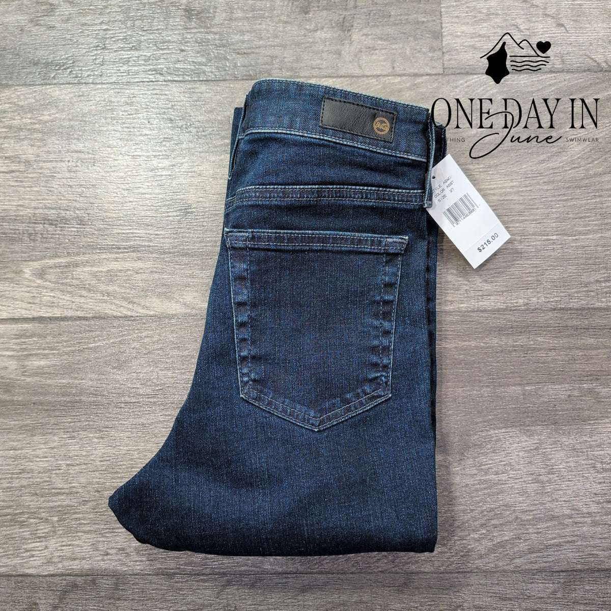 AG Adriano Goldschmied The Mila Super High Rise Skinny Jeans Blue NWT Size 4