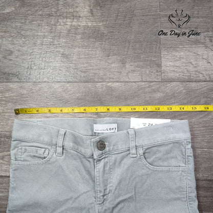 Loft Modern Skinny Corduroy Pants Size 24 (00)