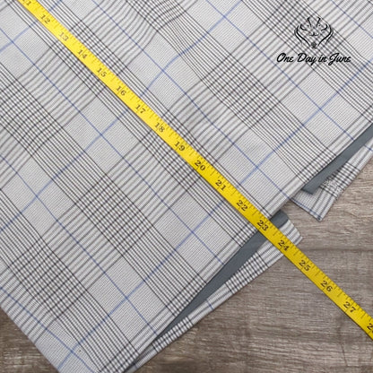 Banana Republic Comfort Waist Pencil Skirt Gray Blue Plaid Lined Size S