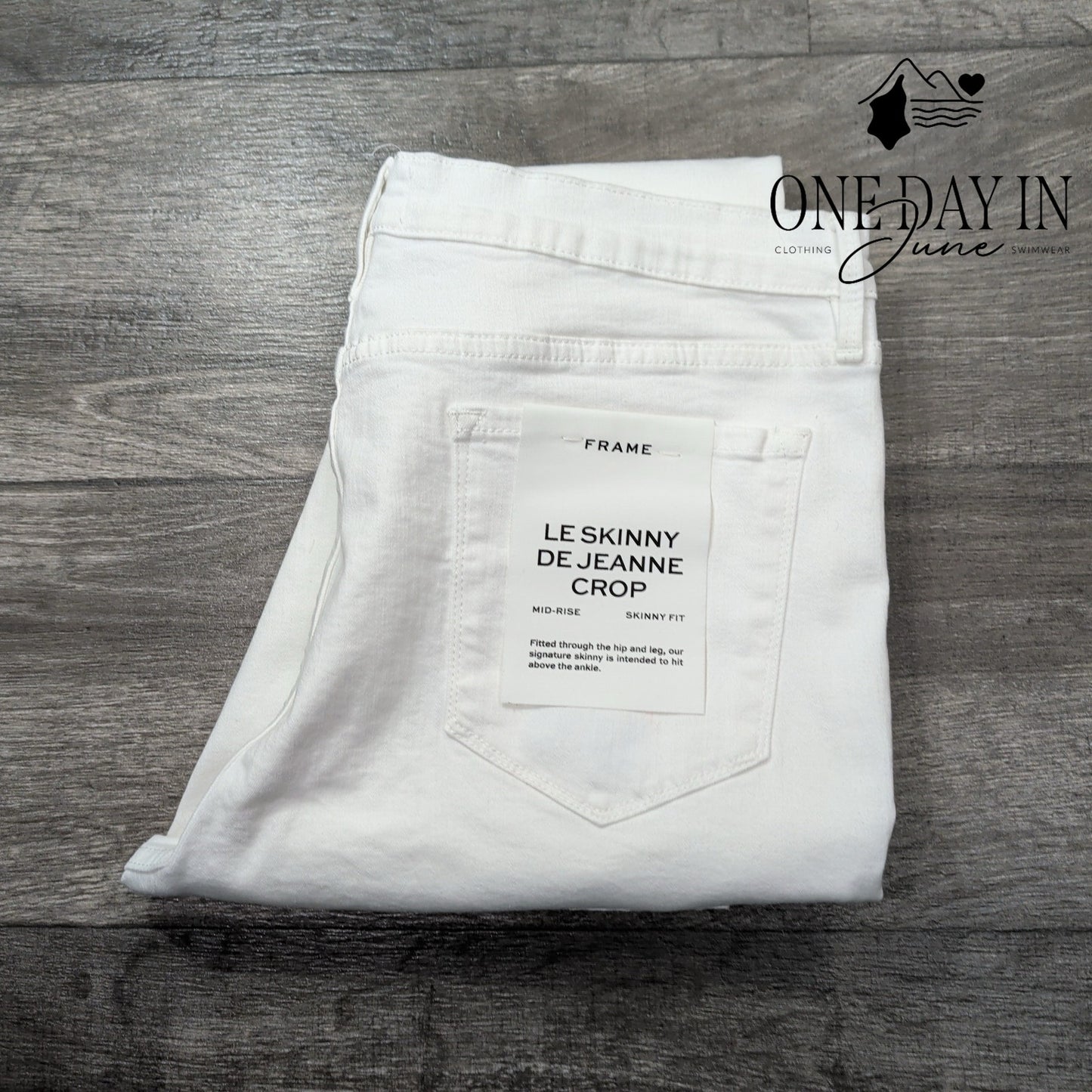 Frame Le Skinny De Jeanne Crop Jeans Size 18 (34)
