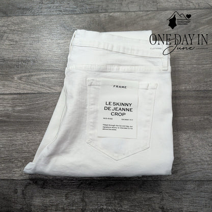 Frame Le Skinny De Jeanne Crop Jeans Size 18 (34)