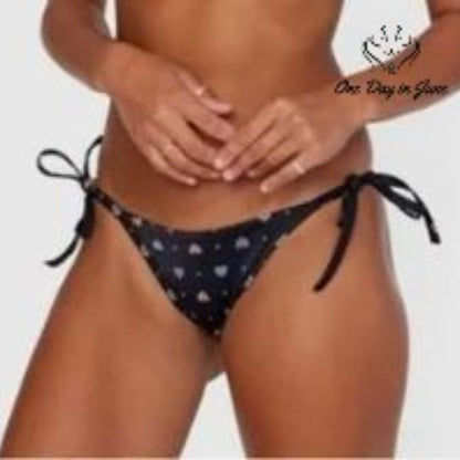 RVCA Foulard French Tie Side Bikini Bottom Size S