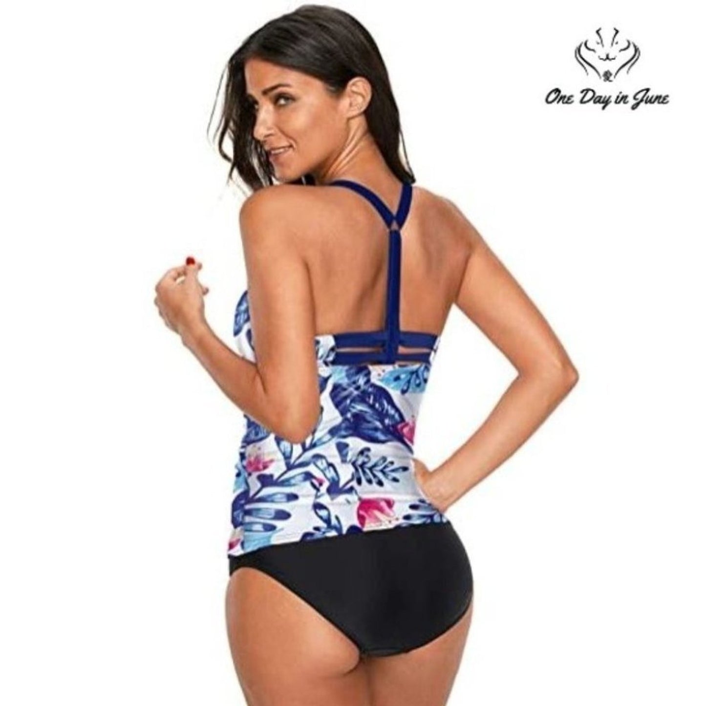 Dokotoo Racerback Tankini Top Size S