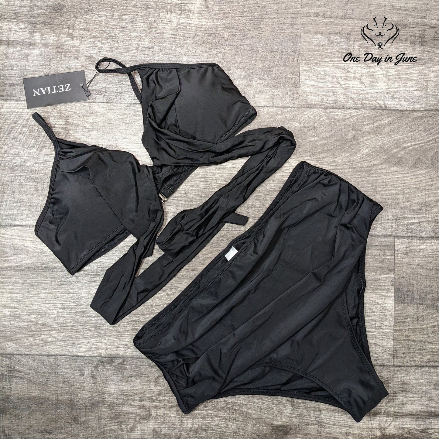 Zetian Wrap Around Cross Over Bikini Swimsuit Size XXL