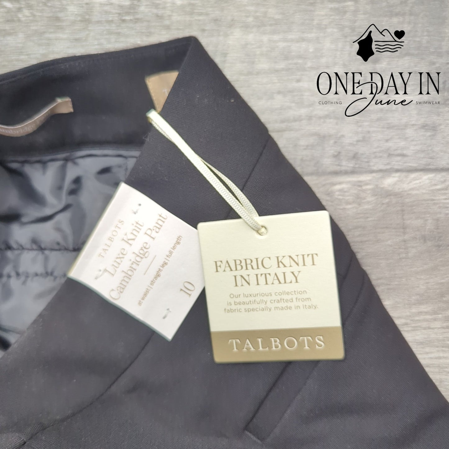 Talbots Luxe Knit Cambridge Pants Size 10