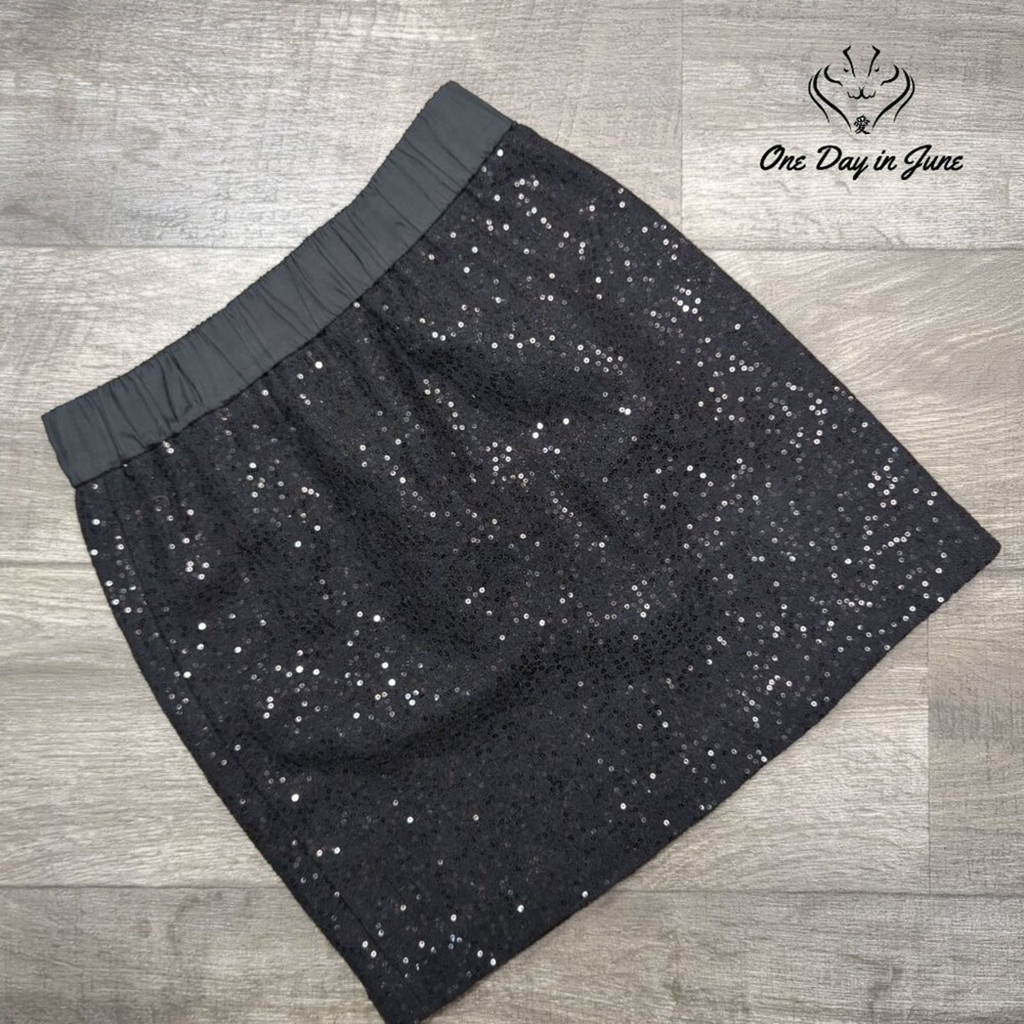 Loft Comfort Waist Sequin Skirt Size XS