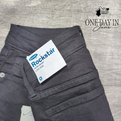 Old Navy Rockstar Super Skinny Low Rise Jeans Size 0