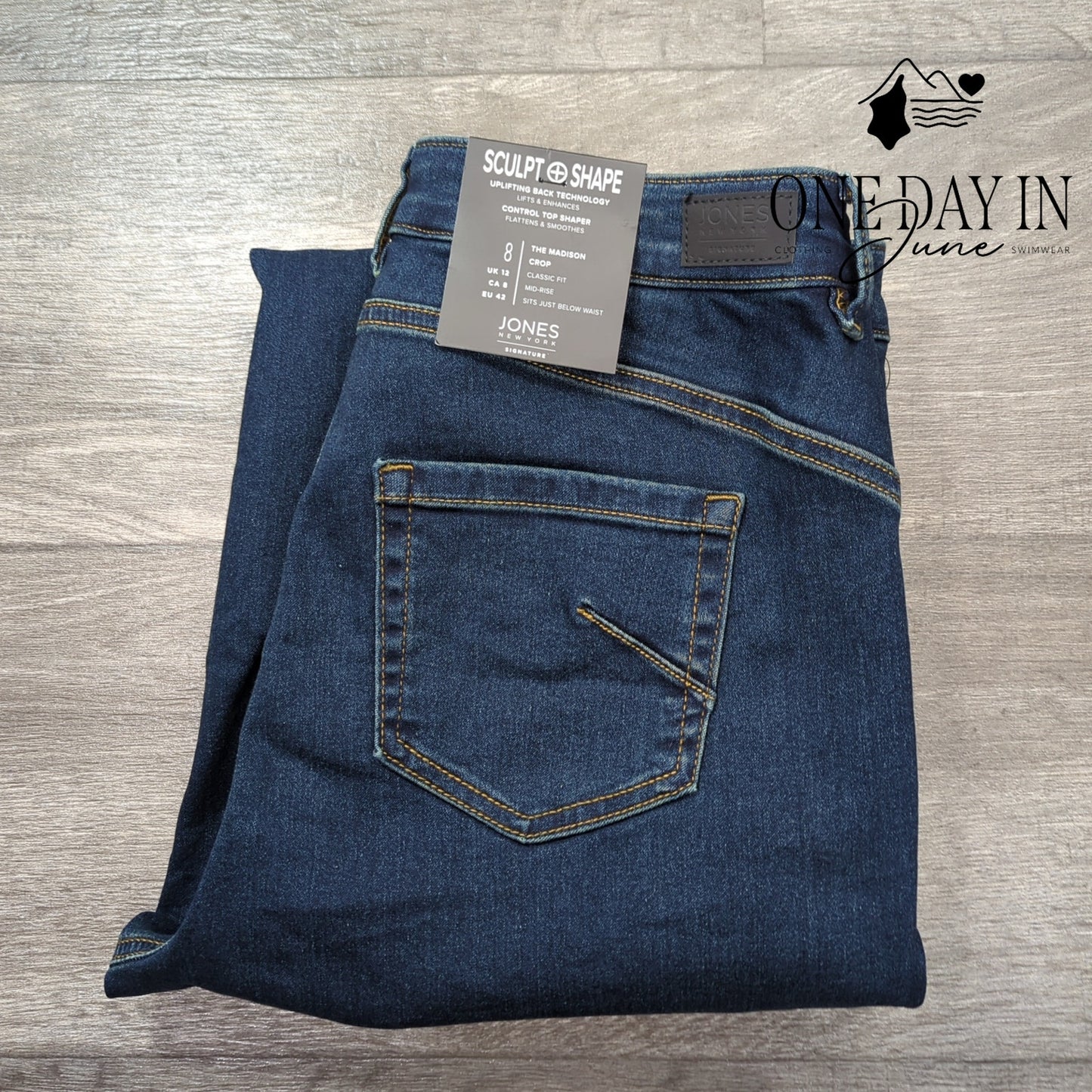 Jones New York The Madison Crop Jeans Size 8