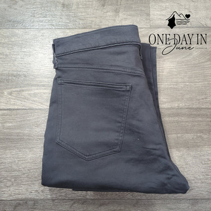 Banana Republic 5 Pocket Straight Leg Pants Gray Ebony NWT Size 34X30