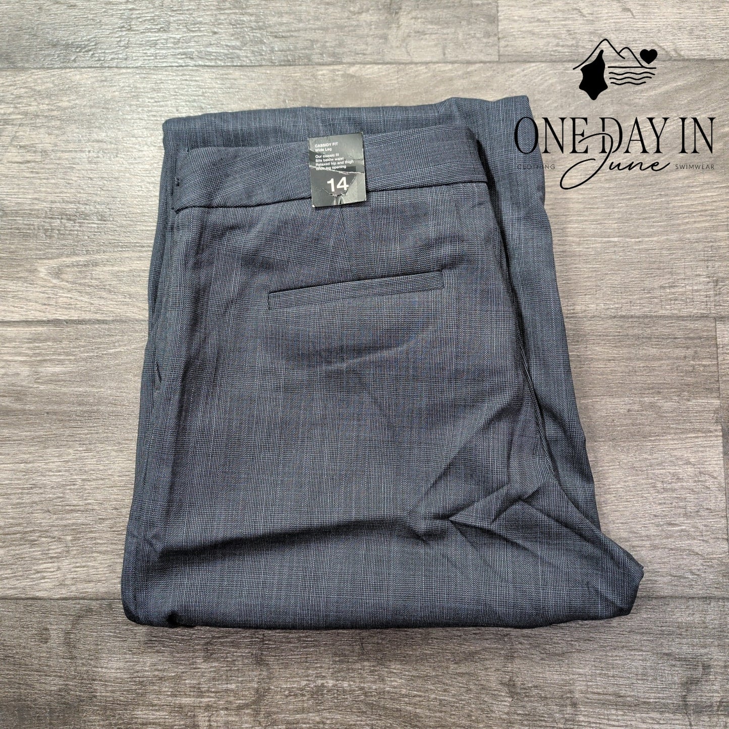 The Limited Cassidy Fit Wide Leg Dress Pants Gray NWT $79.95 Size 14