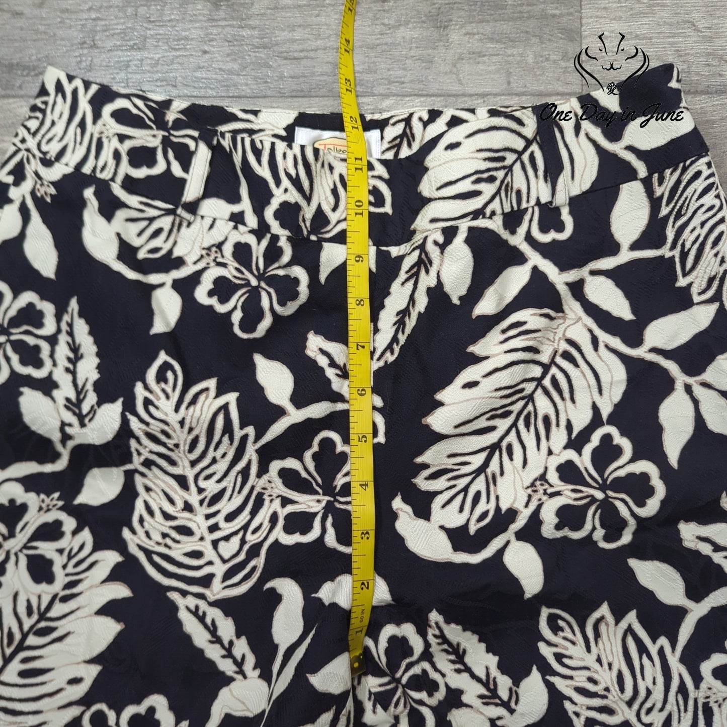 Talbots Floral Dress Pants Size 10