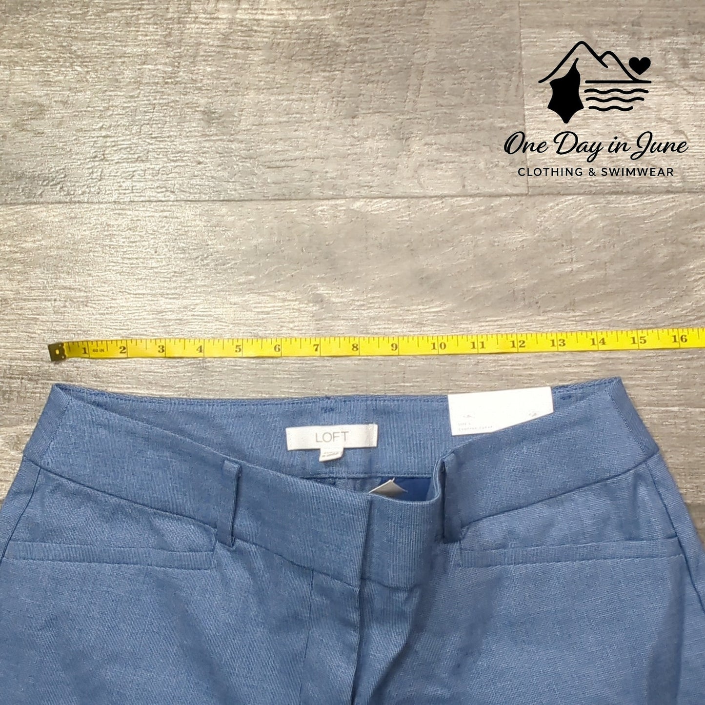 Loft The Riviera Pant Cropped Curvy Pants Size 6