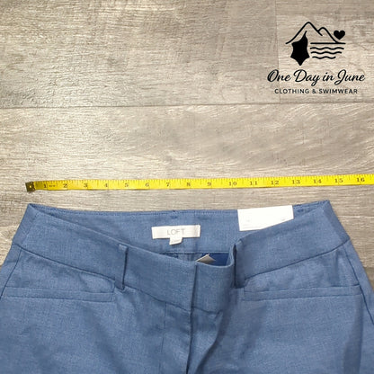 Loft The Riviera Pant Cropped Curvy Pants Size 6