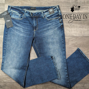 Silver Jeans Co Tuesday Slim Bootcut Jeans Low Rise NWT Size 34X31 (16)