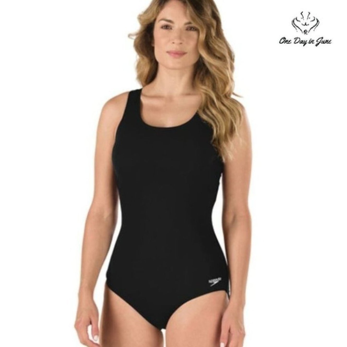 Speedo Solid Endurance One PieceBust 33, Waist 25, Hip 35.5 Size 28