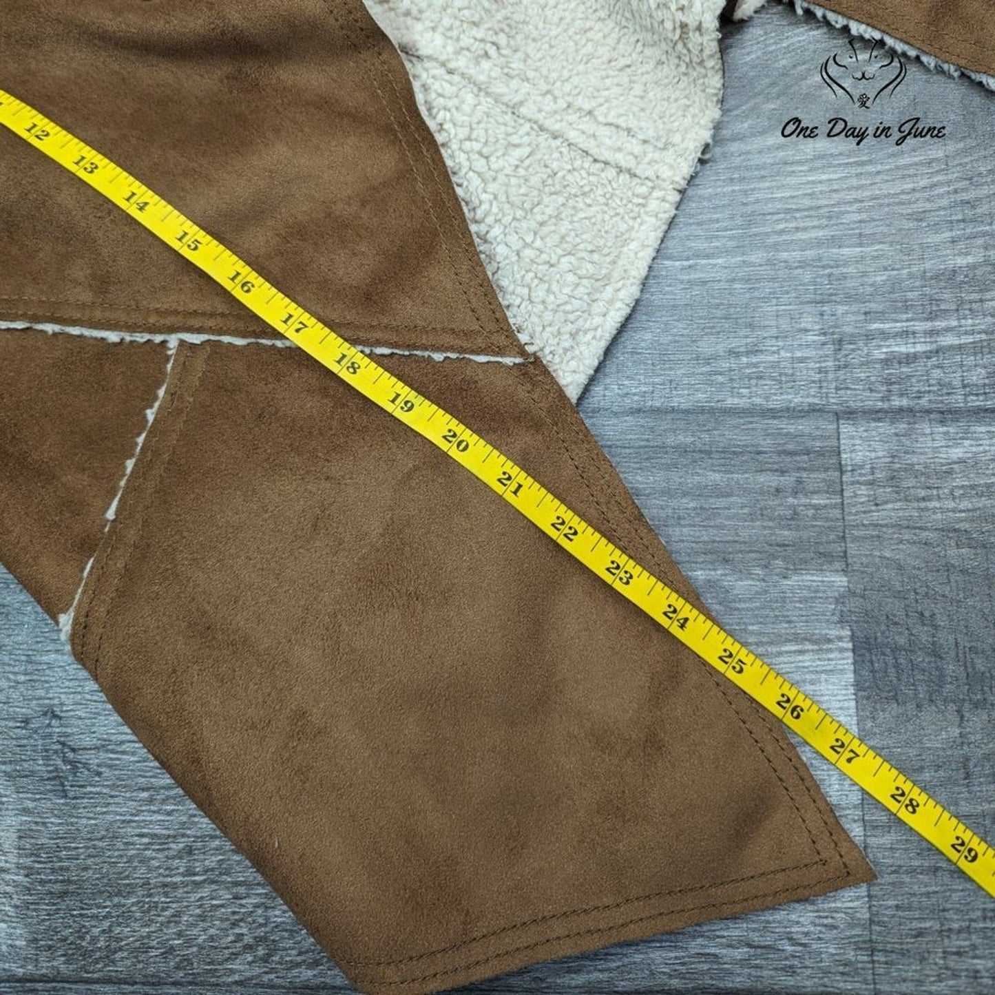 Sanctuary Fleece Lined Vest Size S