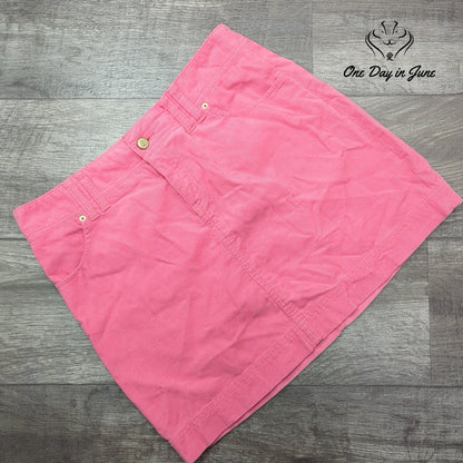 Lilly Pulitzer Palm Beach Fit Corduroy Mini Skirt Size 6
