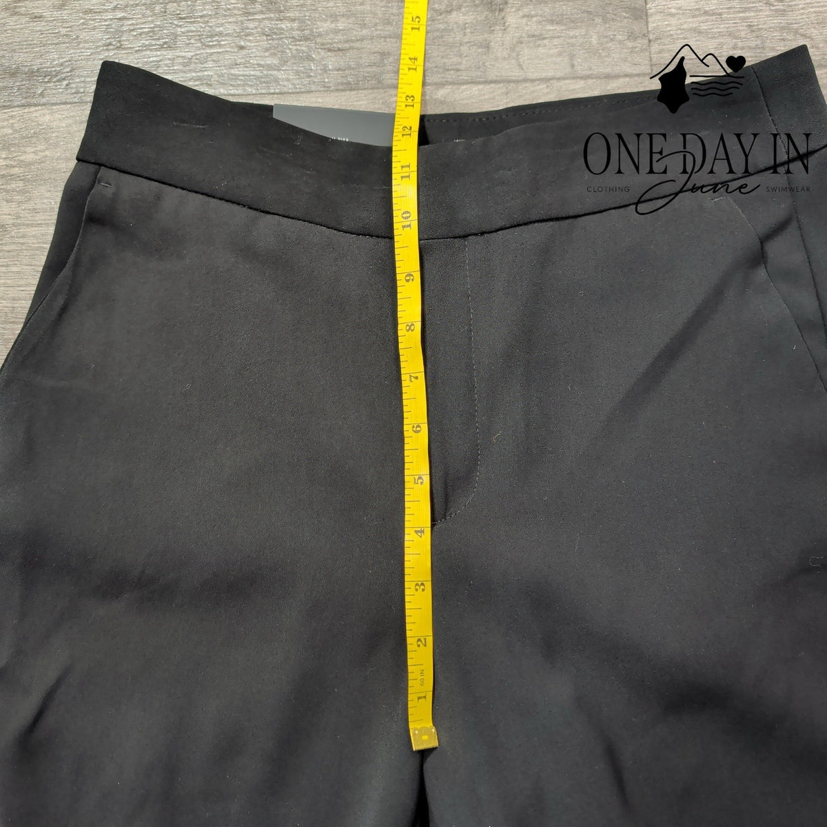 Banana Republic High Rise Wide Leg Crop Pants Black NWT Size 6