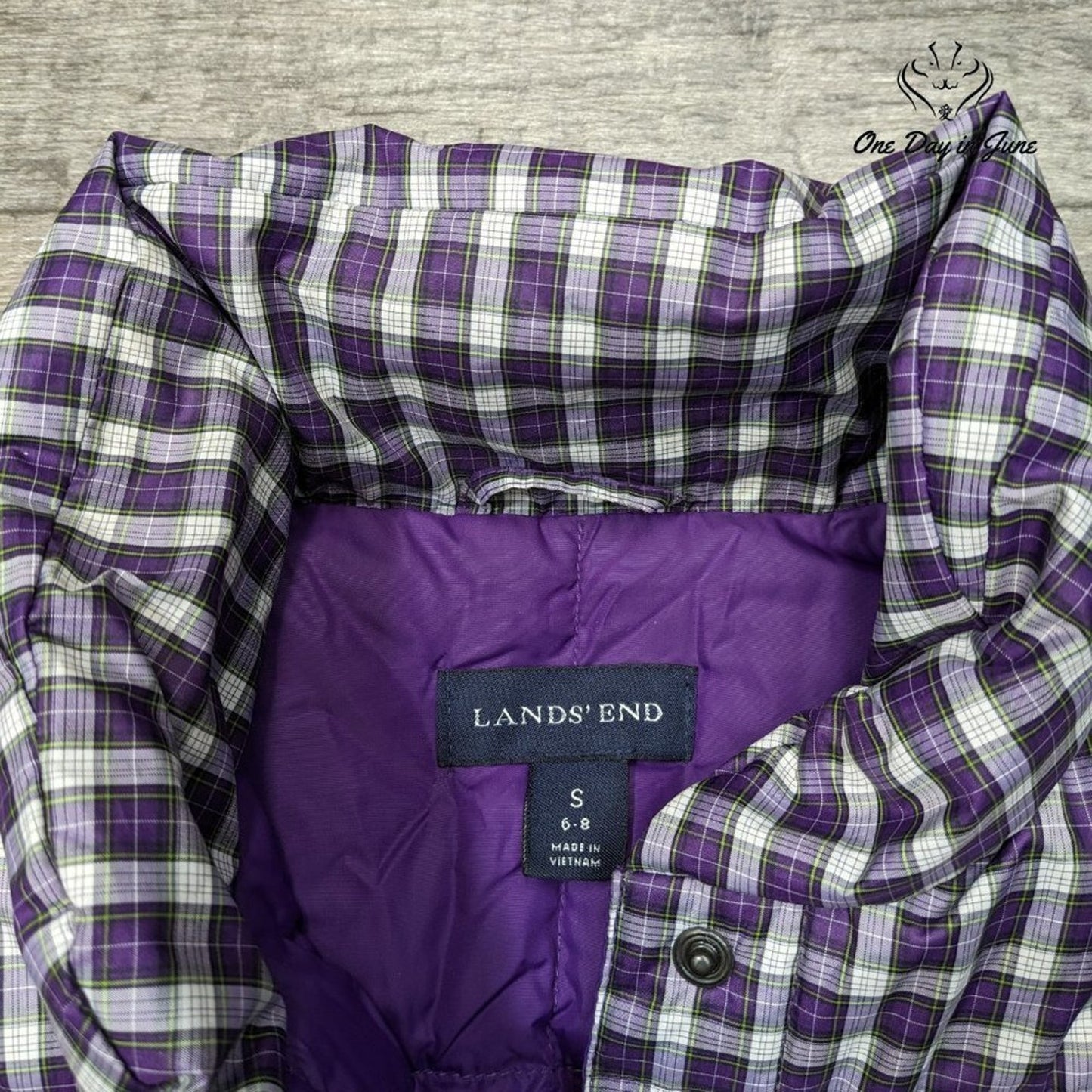 Land's End Puffer Vest Size 6/8