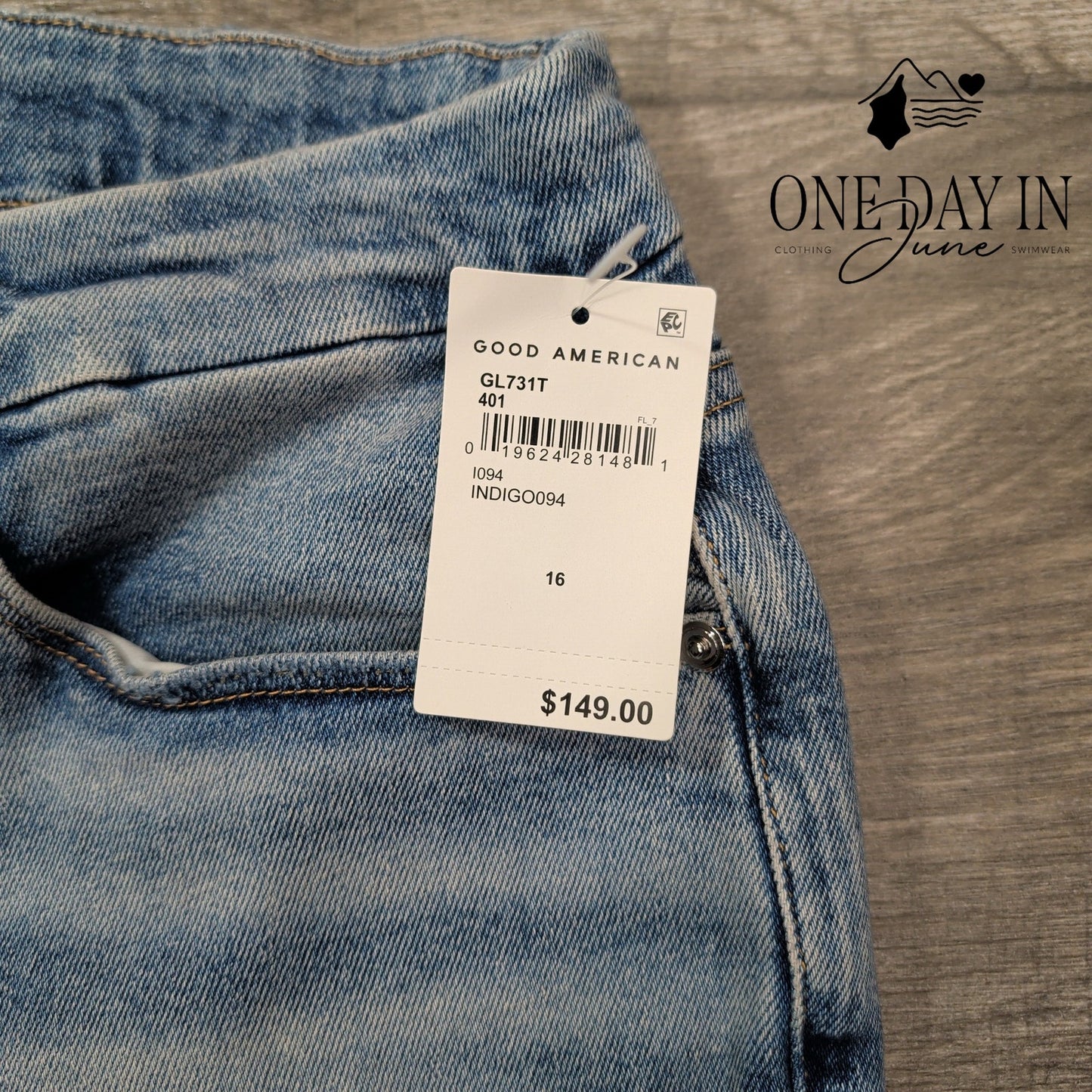 Good American Good Legs Sculpting Skinny Jeans Size 16