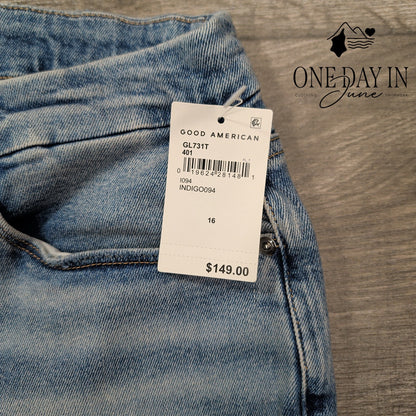 Good American Good Legs Sculpting Skinny Jeans Size 16