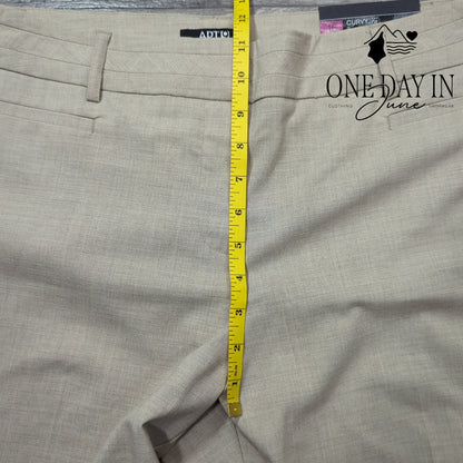 Apt. 9 Curvy Straight Leg Capri Pants Size 16