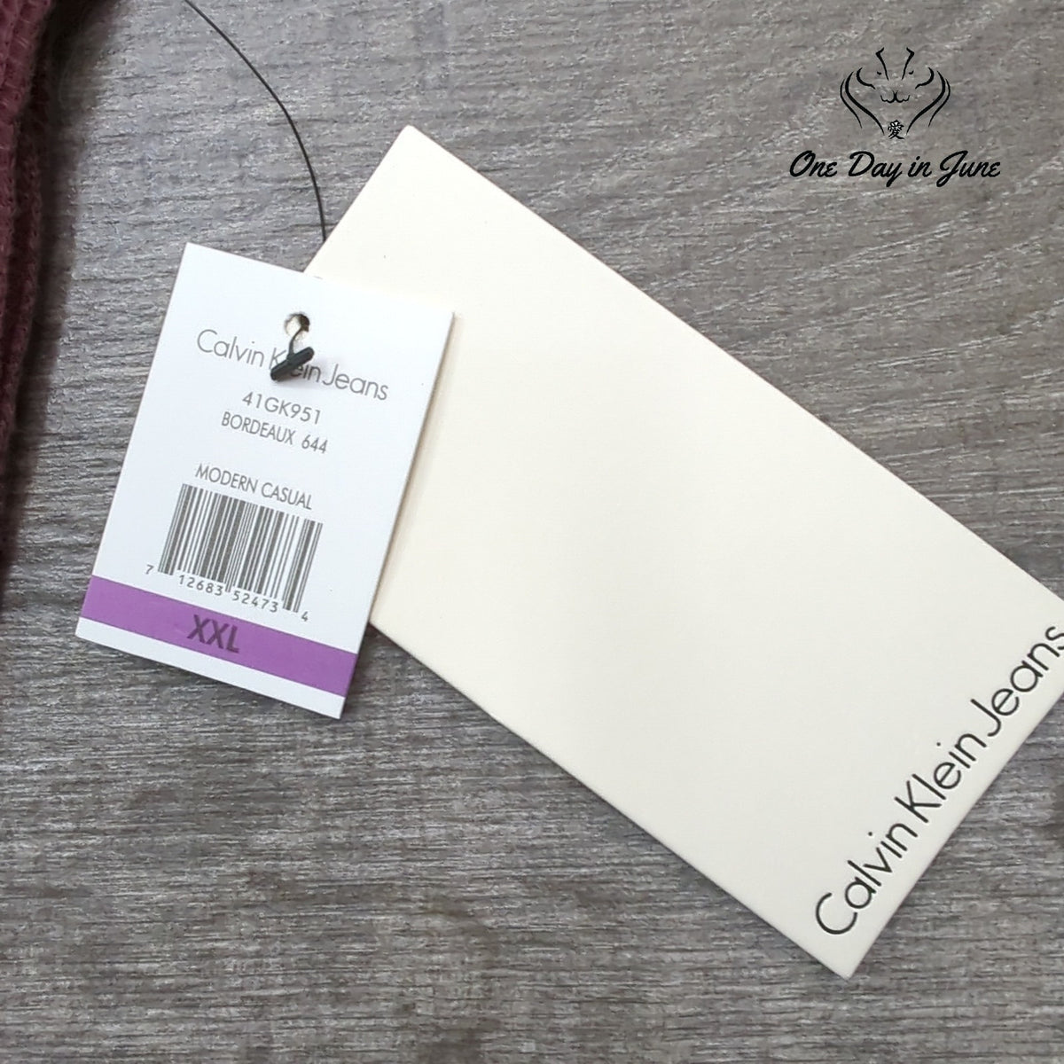 Calvin Klein Jeans Thermal Henley Shirt Burgundy Waffle Knit NWT Size XXL