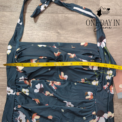 Smismivo Retro Halter One Piece Swimsuit Size L