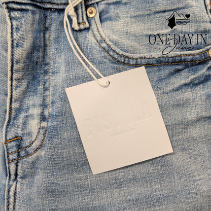 Pistola Arielle Skinny Raw Hem Jeans Size 2 (26)
