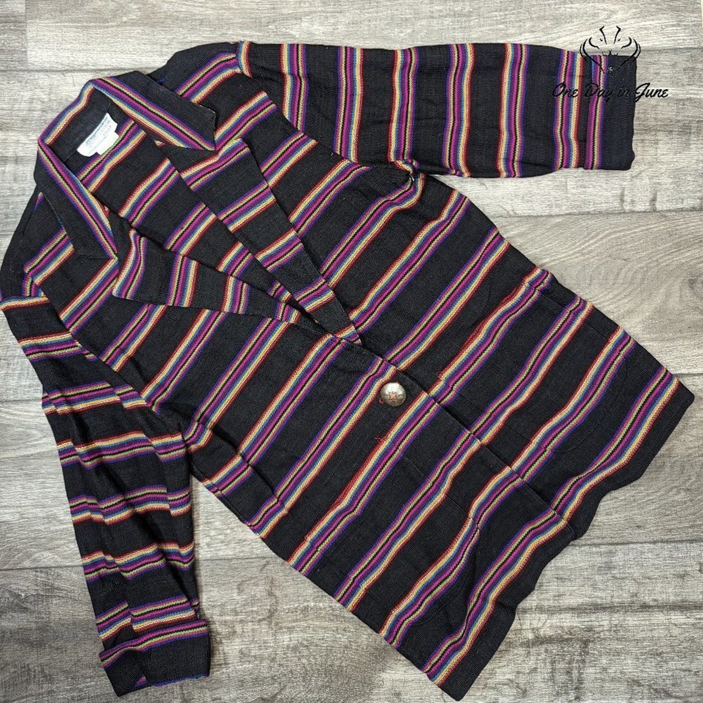 Central Falls One Button Cotton Jacket Size M