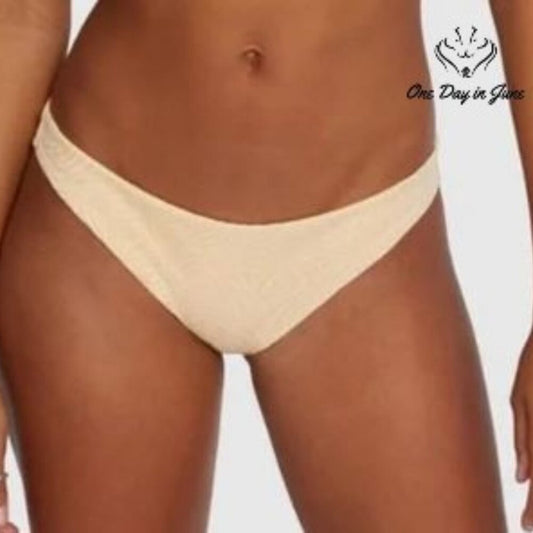 RVCA Run Wild Low Rise Bikini Bottom Size S