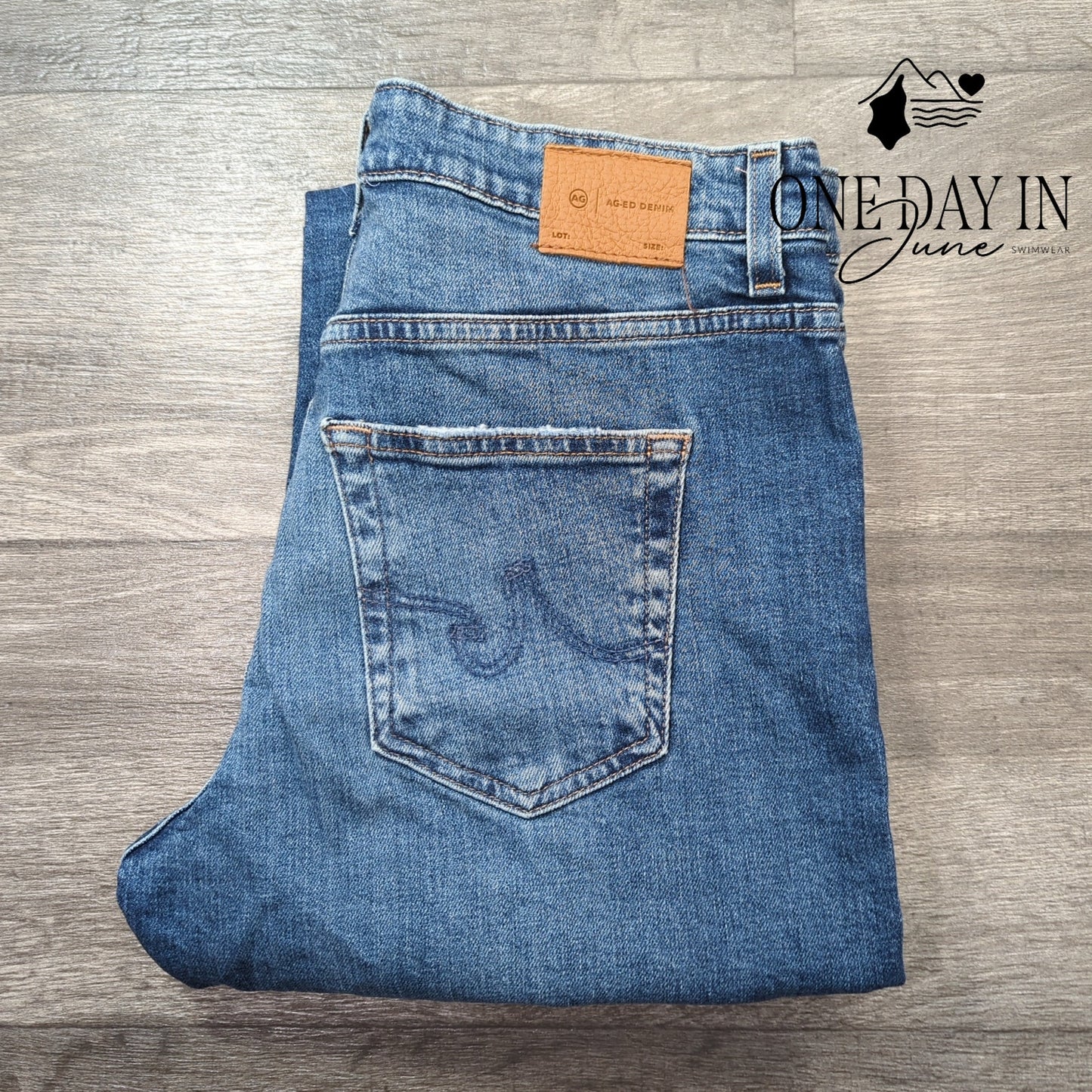 AG Adriano Goldschmied Ex-Boyfriend Slouchy Slim Jeans Blue NWT Size 8 (29)
