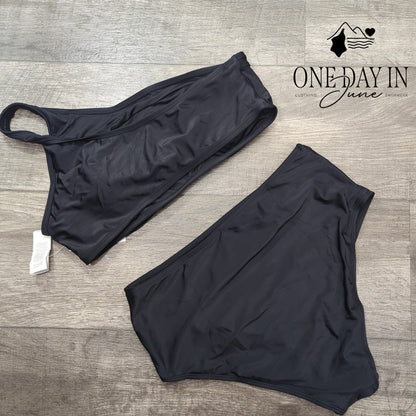 Cupshe One Shoulder High Waist Bikini Swimsuit Size L