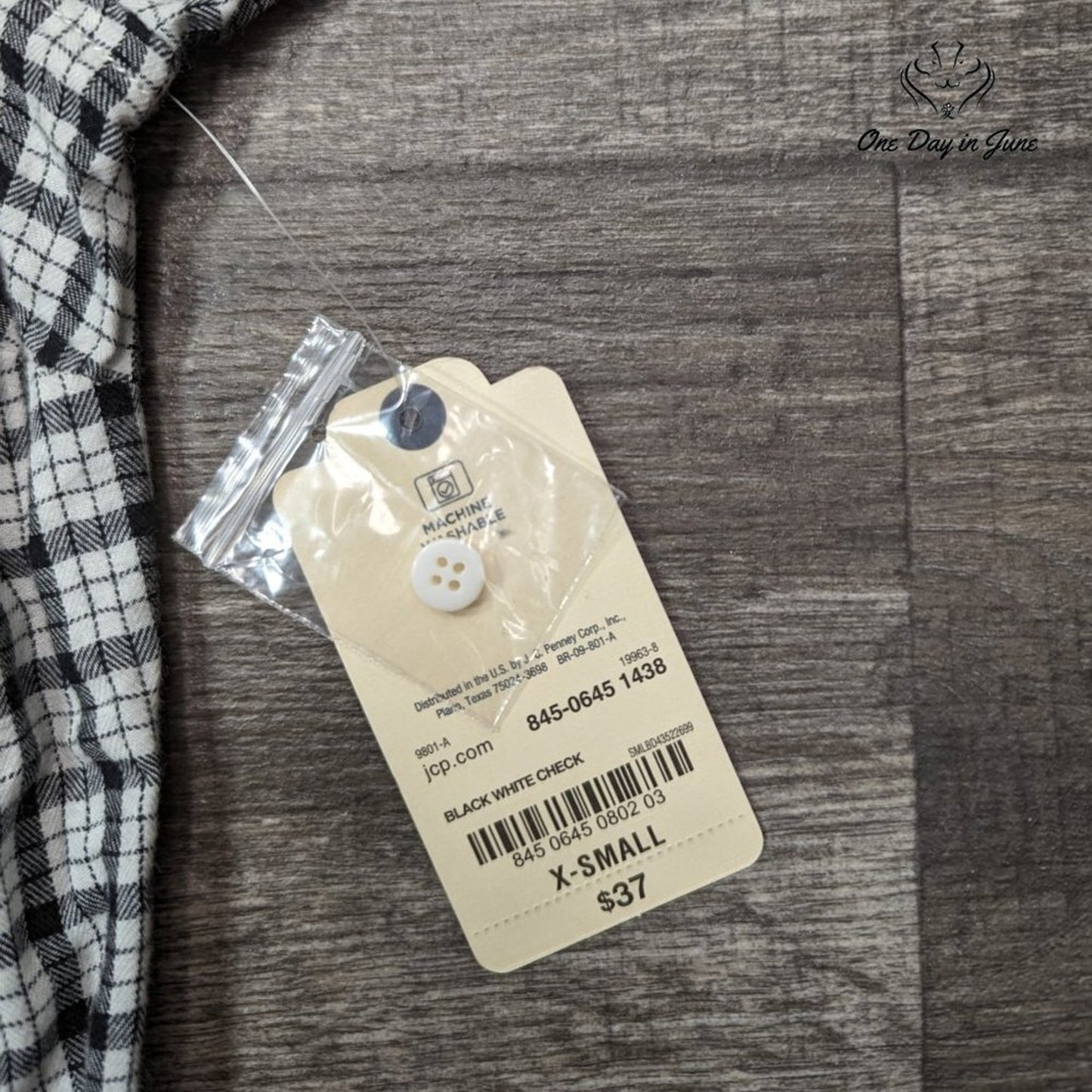 St. John's Bay Classic Fit Flannel Shirt Size XS
