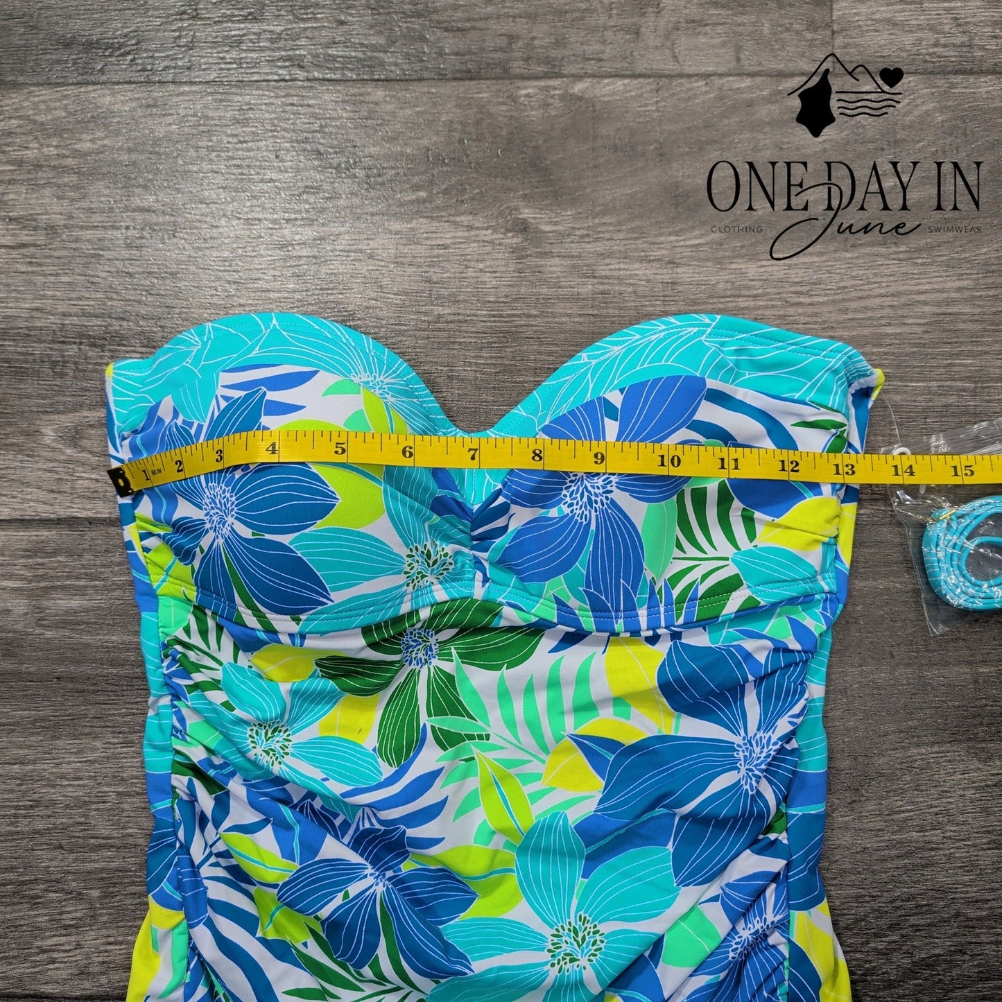 Bleu Rod Beattie Sweetheart Tankini Top Size 6