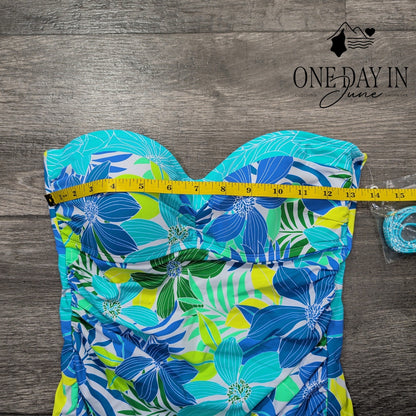 Bleu Rod Beattie Sweetheart Tankini Top Size 6