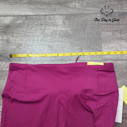 All In Motion Sleek Run High Rise Capri Leggings Cranberry Pink NWT Size XXL
