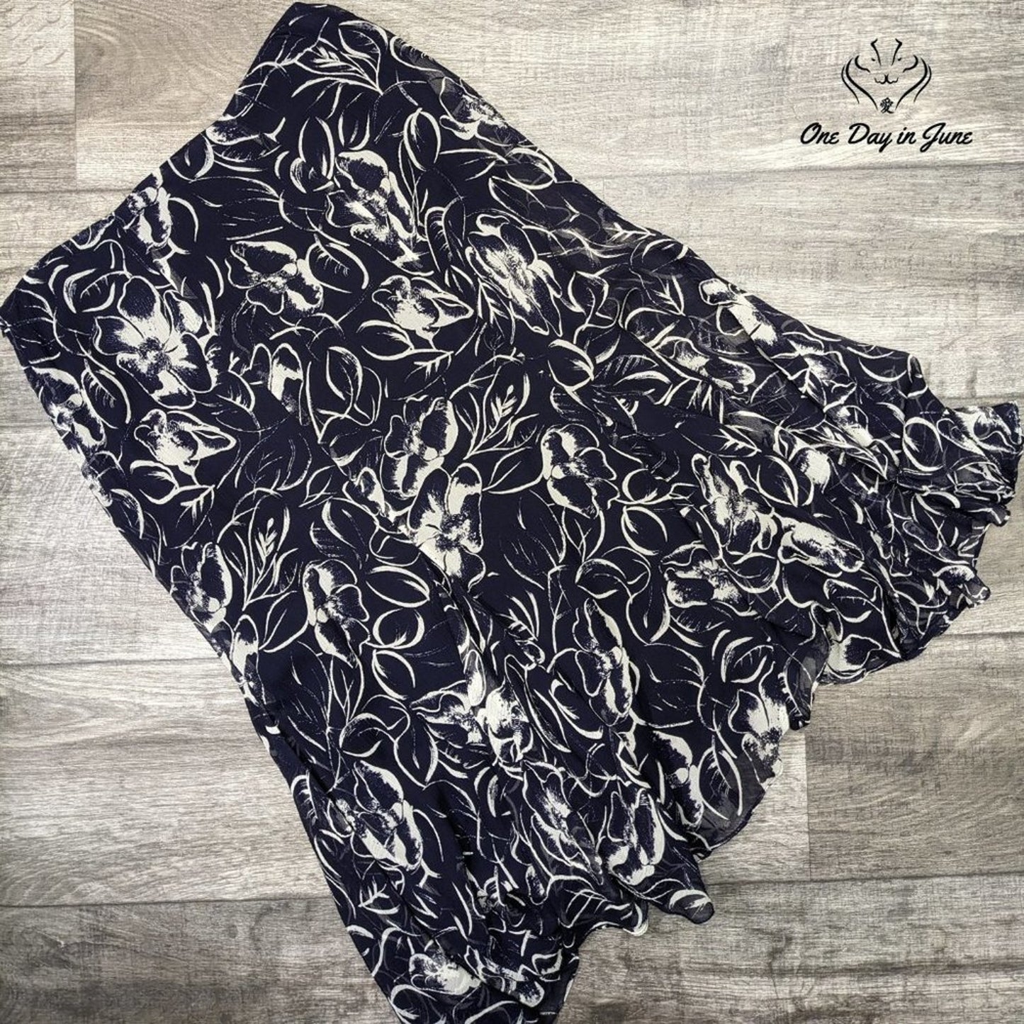 Ralph Lauren Petite Sheer Silk Maxi Skirt Size 10P