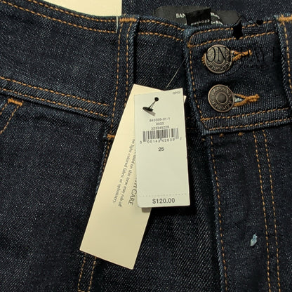Banana Republic High Rise Wide Leg Jeans Dark Wash Denim NWT Size 0 (25)