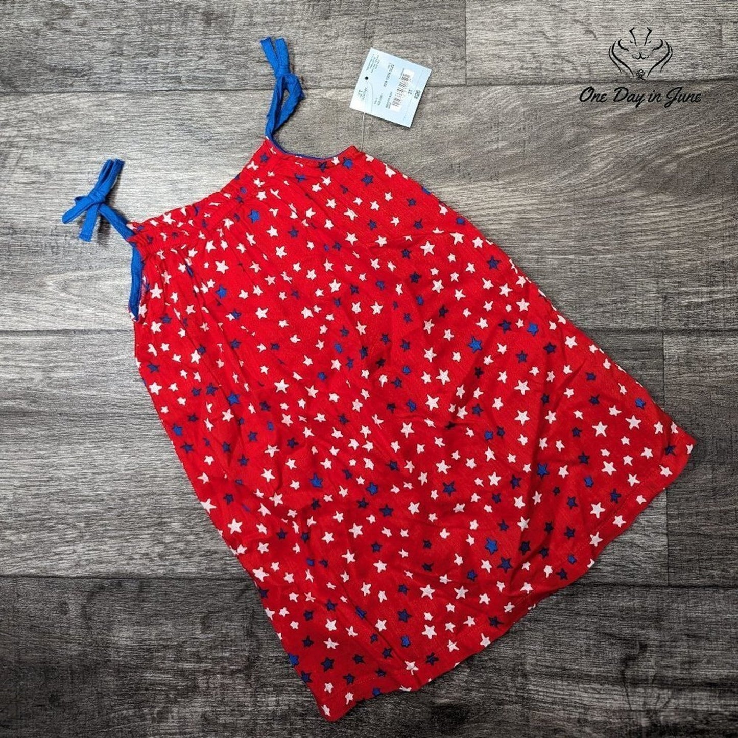 Okie Dokie Stars Dress Size 2T