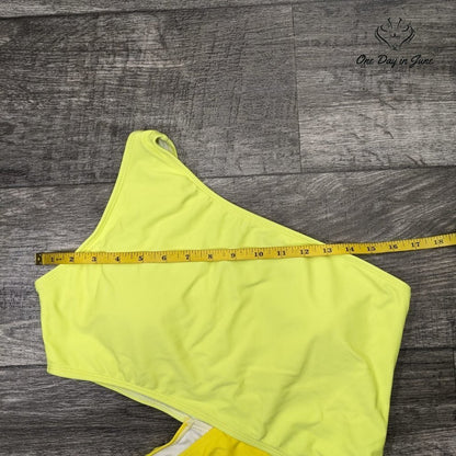 SweatyRocks One Shoulder One Piece Swimsuit Size XL