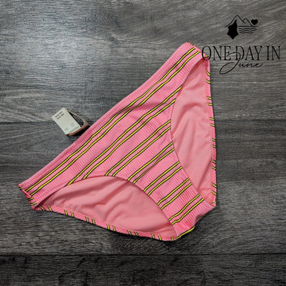 American Eagle Outfitters Aerie Striped Bikini Bottom Size S