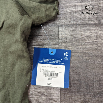 Arizona Jean Co. Short Sleeve Lettuce Edge Top Size XXXL