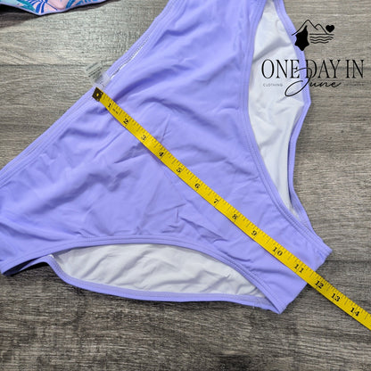 Aidonger Tropical Tankini Swimsuit Size L