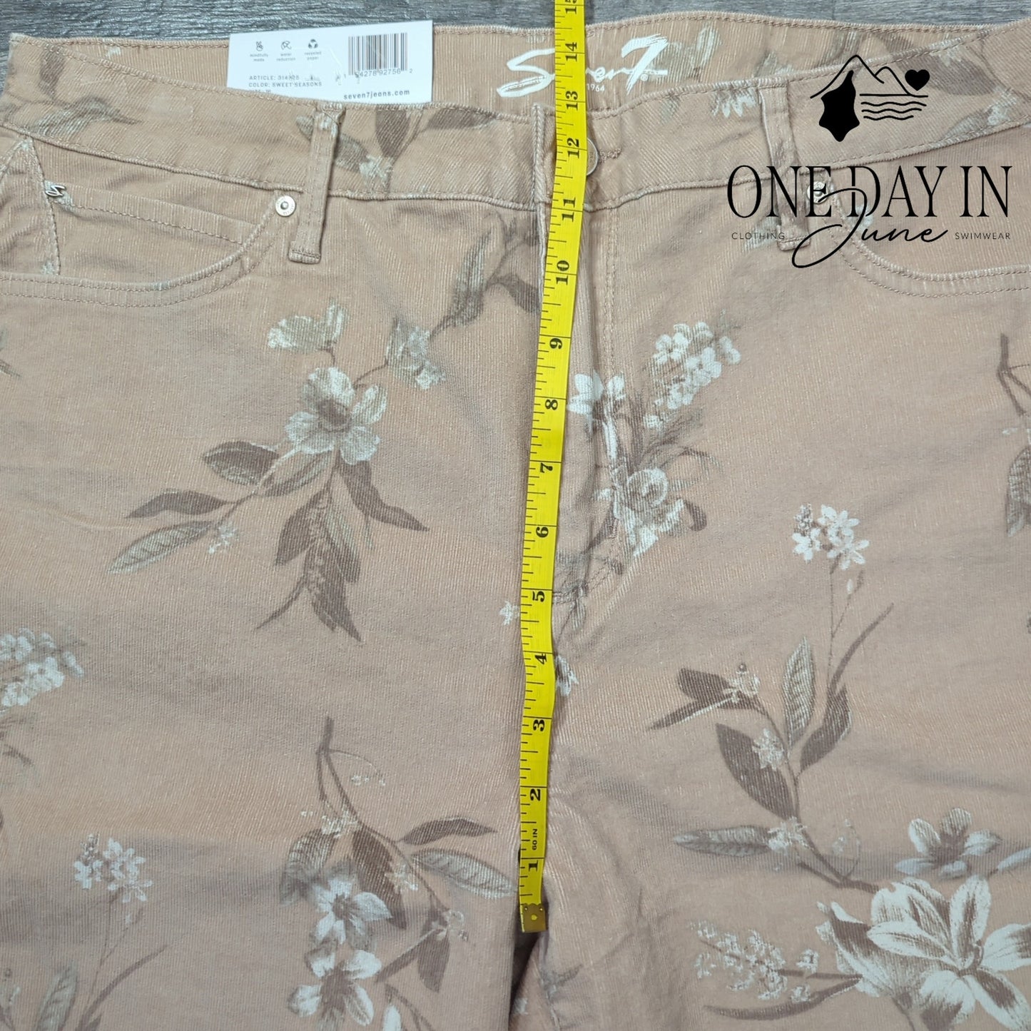 Seven7 High Rise Skinny Corduroy Pants Size 18
