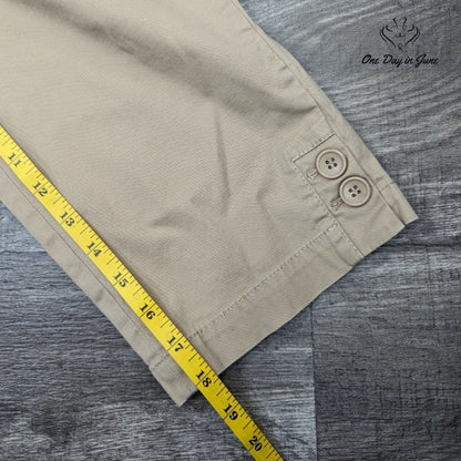 Talbots Peddle Pusher Cropped Pants Size 10