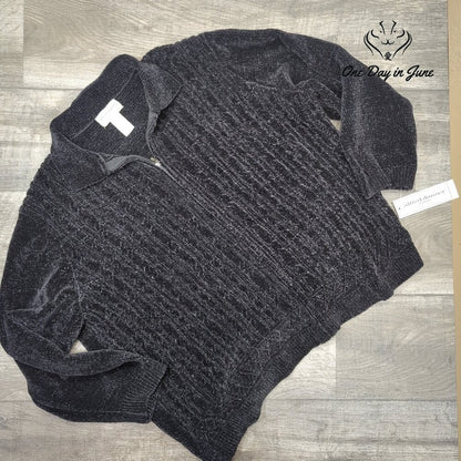 Alfred Dunner Zip Front Sweatshirt Size 3X