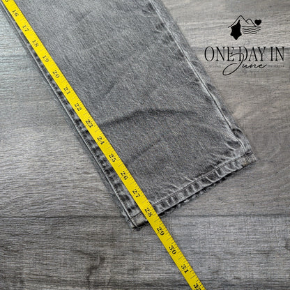 AG Adriano Goldschmied AG-ED Straight Leg Jeans Gray Vintage Wash NWT Size 4 (27