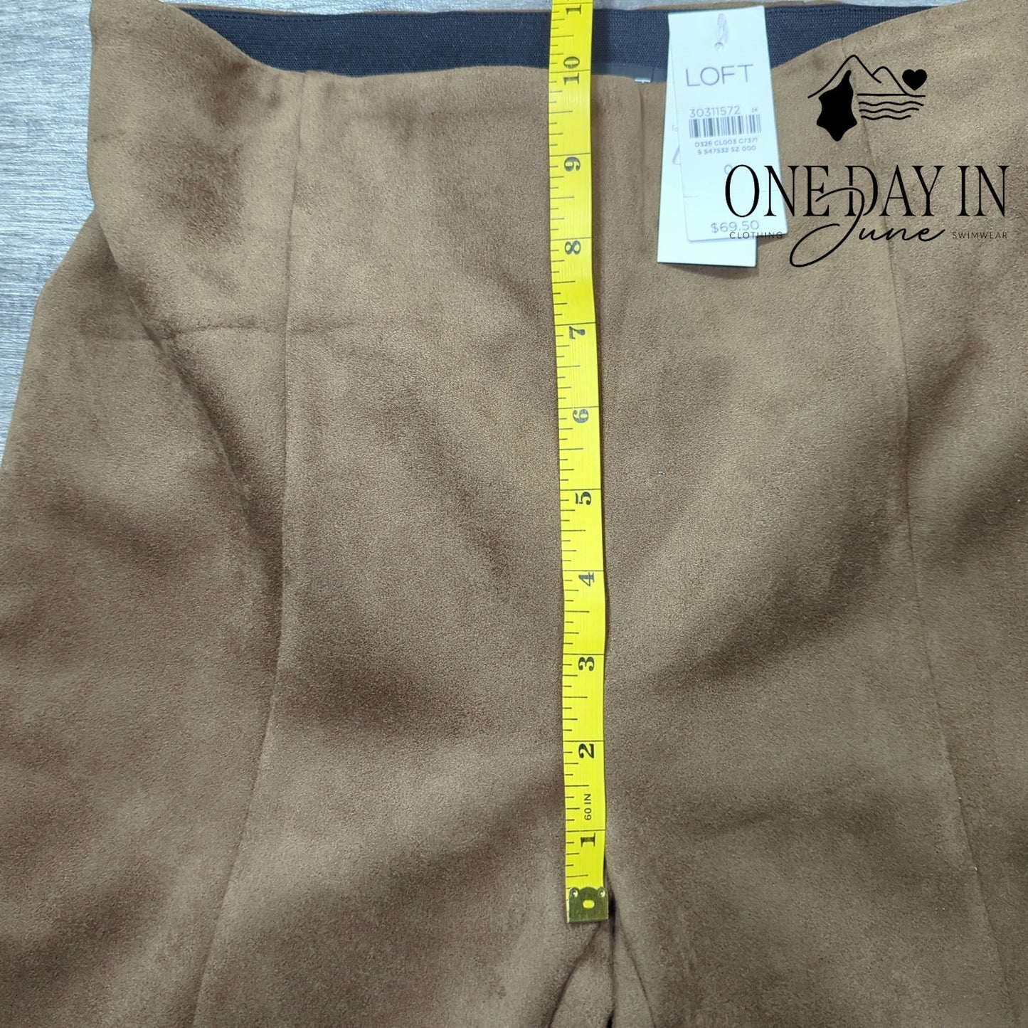 Loft Suede Like Ankle Pants Size 0