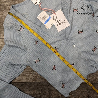 Belle Du Jour 2 Piece Long Sleeve Top Size XL